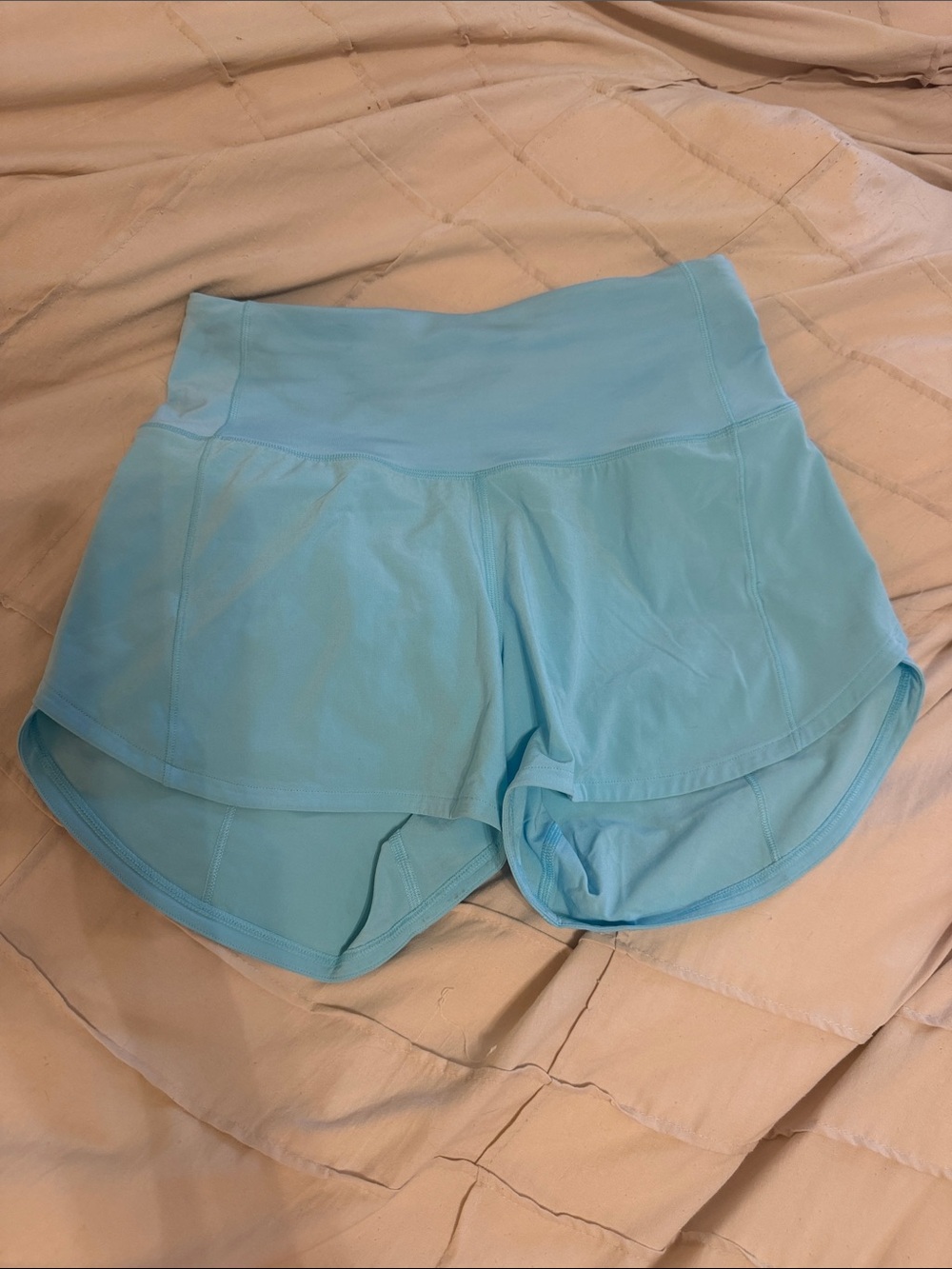 lululemon athletica Baby Blue Speed Up Athletic Shorts
